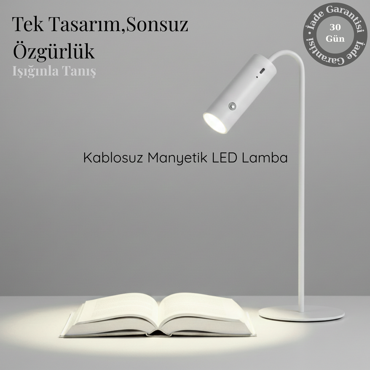 Kablosuz Manyetik Led Lamba